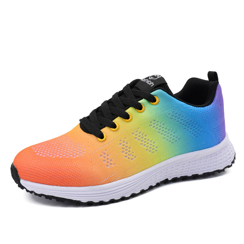 Plus Size Spring And Autumn Fly-kit Mesh Women's Shoes – product detail alternate view 4
