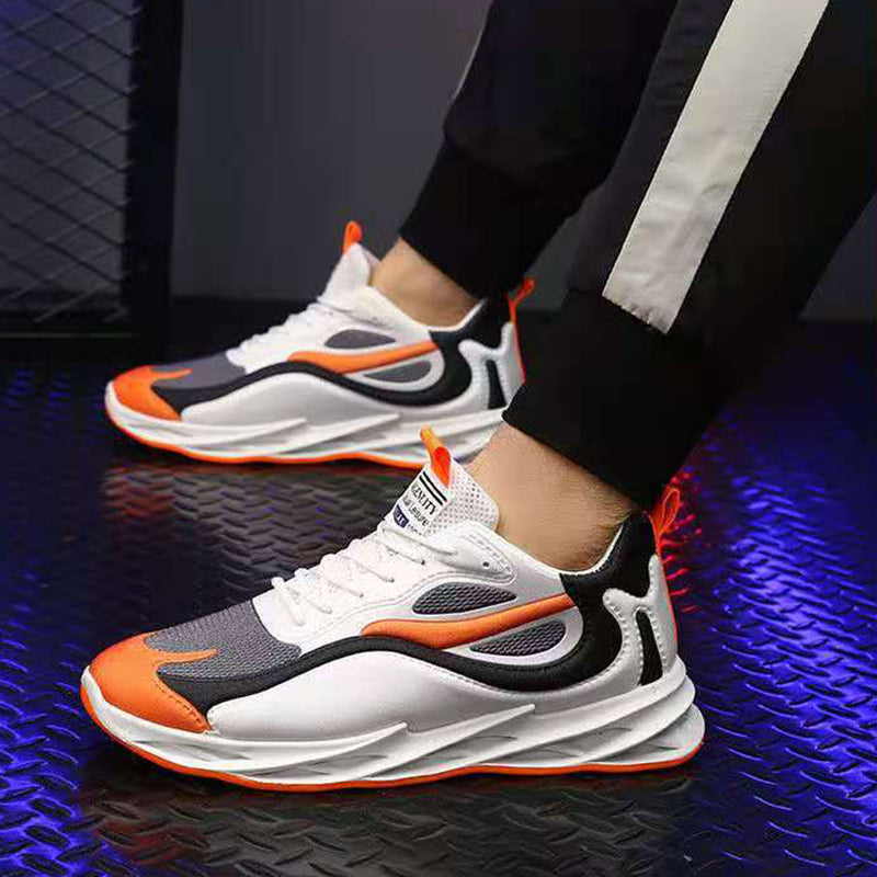 Sarah Express Men's Casual Mesh Colorblock Sneakers