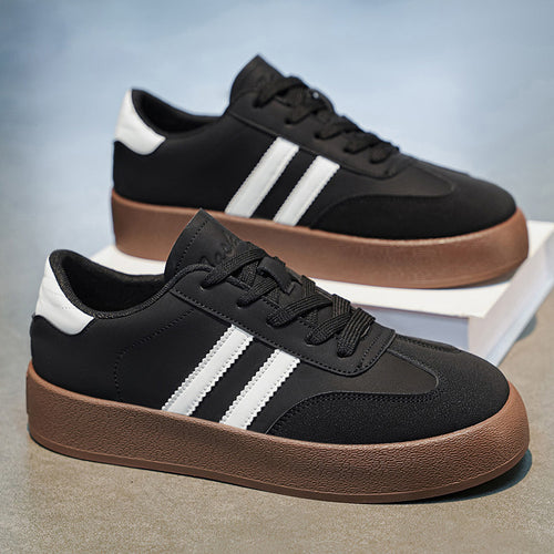 2026 New Summer Men's Skate Shoes, Daily Casual Footwear For Teenagers, Classic College Style Skate Sneakers For Men – front product view