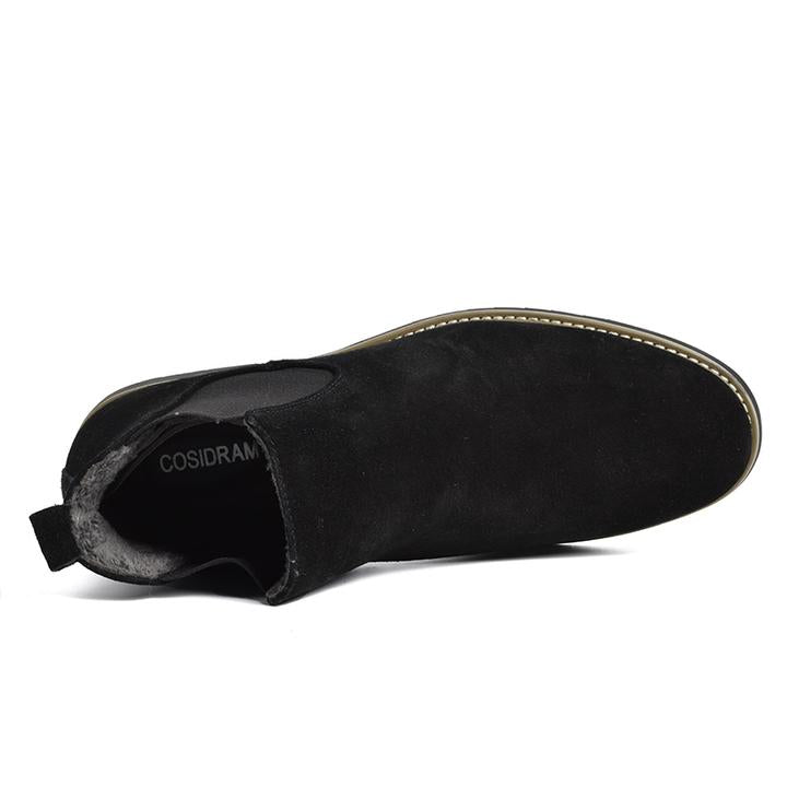 Sarah Express Men's Classic Suede Chelsea Boots