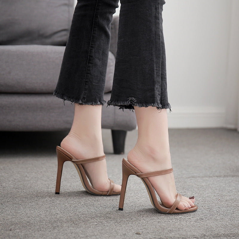 Sarah Express Cutout Stiletto Sandals Open Toe Heels