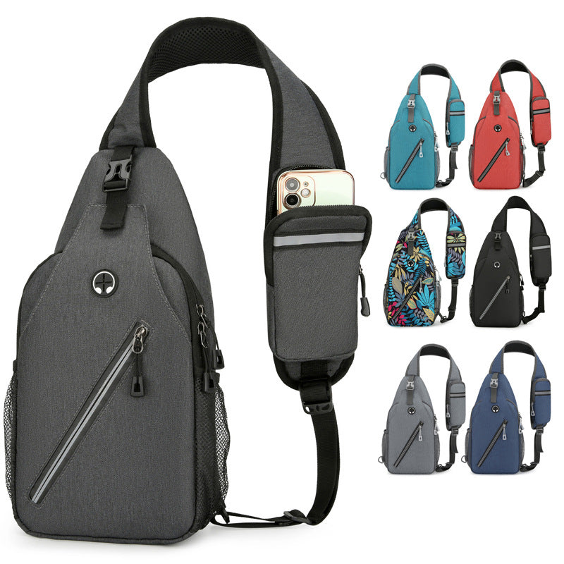 Sarah Express Multifunctional Canvas Crossbody Chest Bag