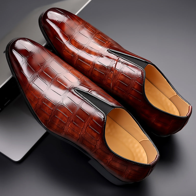 Sarah Express Stone Pattern Slip On Casual Shoes