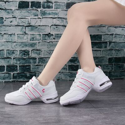 Sarah Express Breathable Mesh Soft Sole Dance Sneakers
