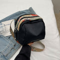 Sarah Express Canvas Shell Crossbody Travel Bag Black