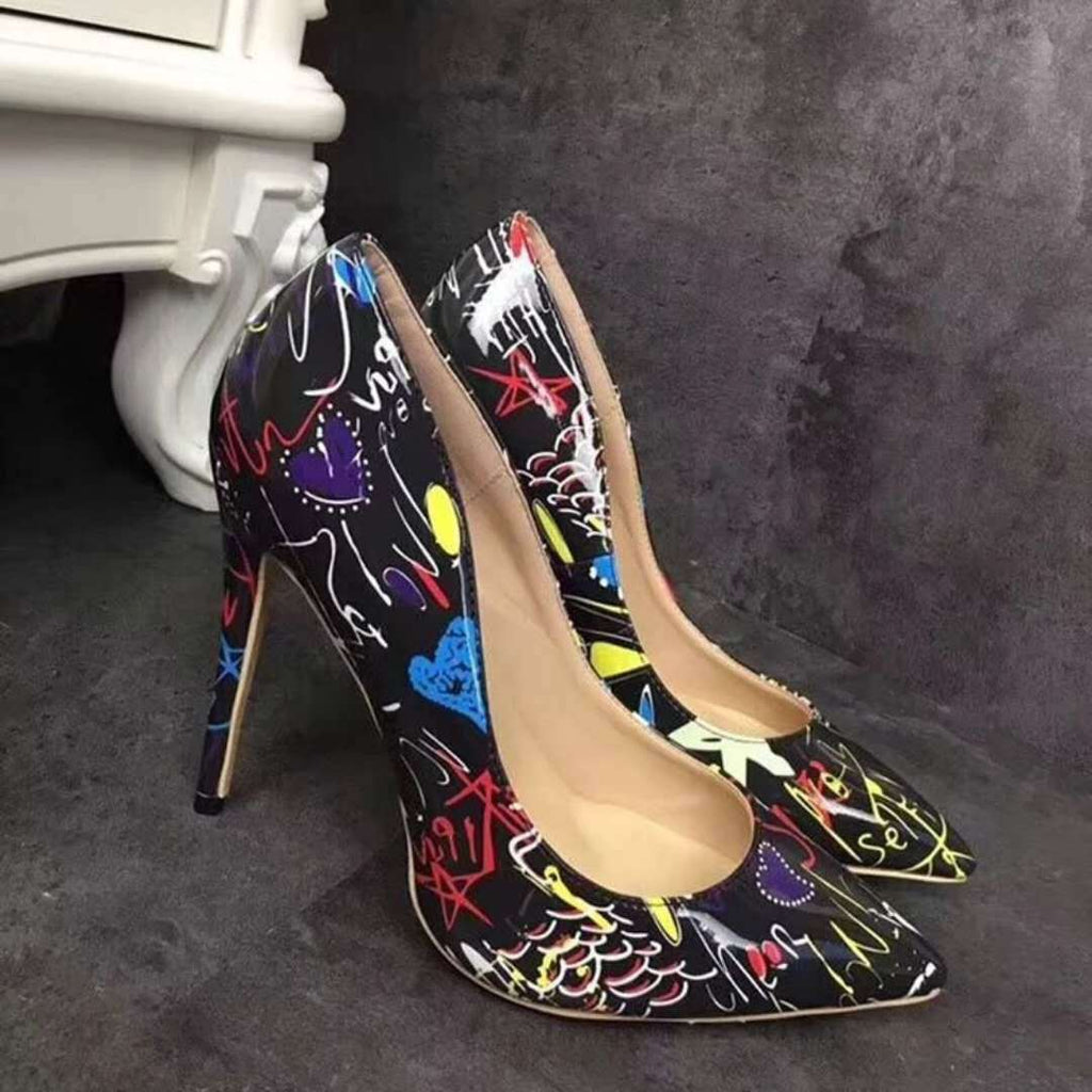 Sarah Express Women's Cutout Platform Open-Toe Heels