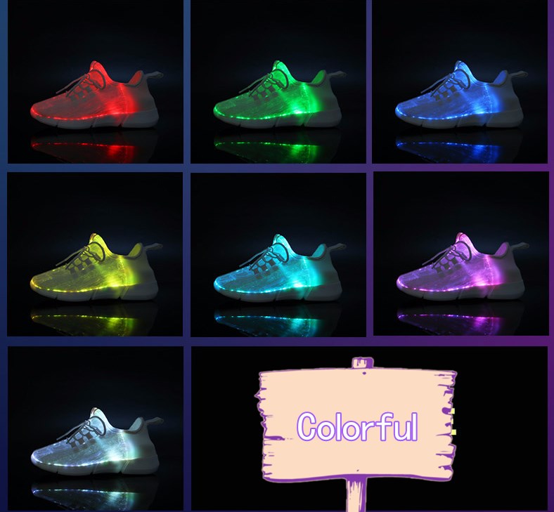 Sarah Express Light Up Fiber Optic Casual Loafers