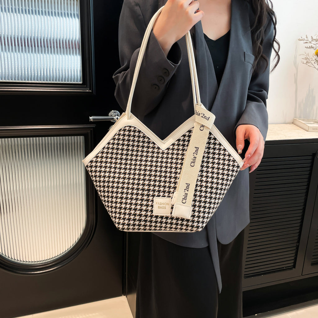 Sarah Express Patchwork PU Leather Crossbody Shoulder Bag
