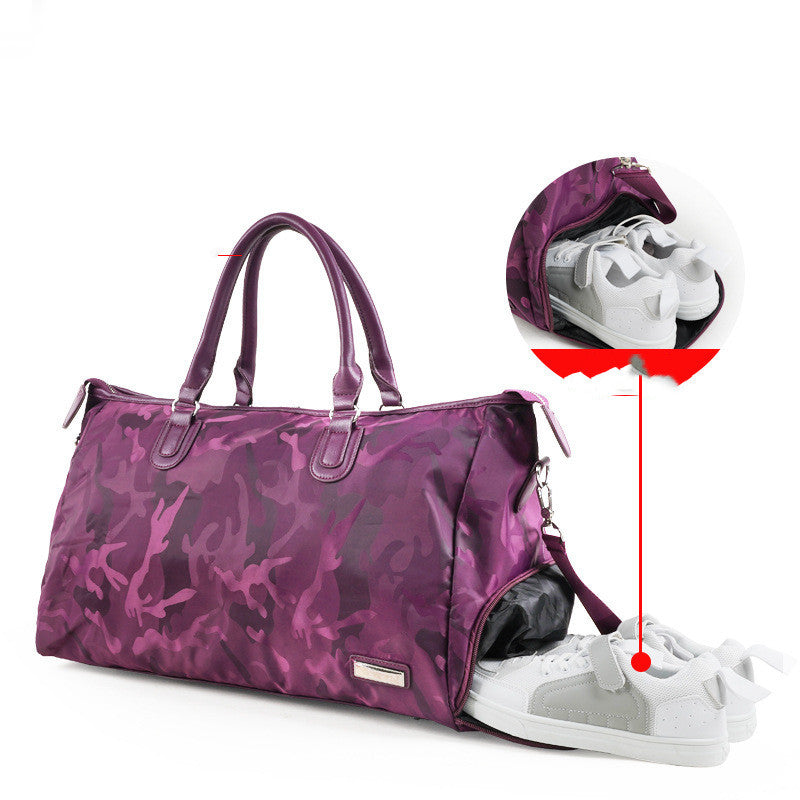 Sarah Express Camo Print Travel Duffel Bag