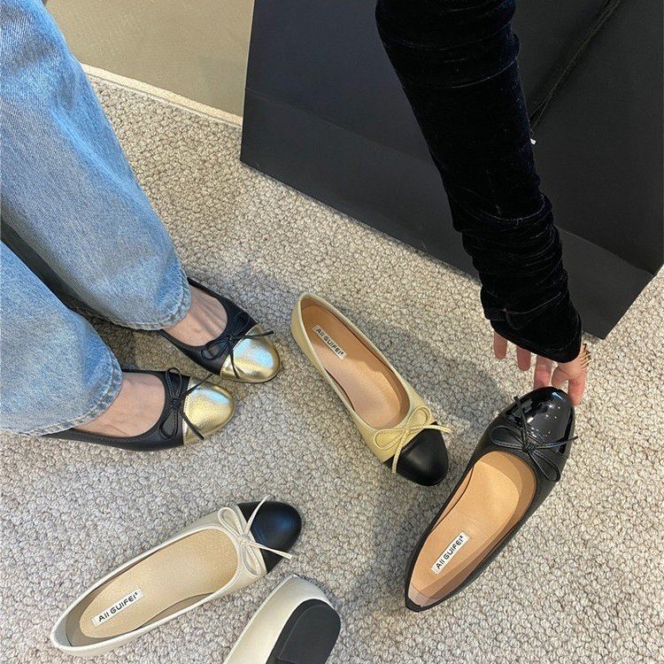 Sarah Express Pointed Toe Sequin Suede Slip-On Flats