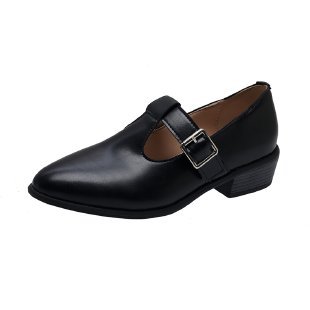 Sarah Express Pointed-Toe Low-Cut Pumps Black