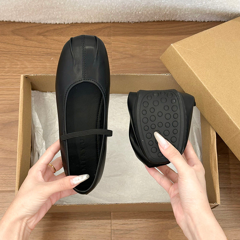 Women Flat Vintage Unique Design Low Cut Flats, French Versatile Ballet Shoes Mary Janes – product detail alternate view 8