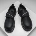 Sarah Express Men's Casual Platform Zipper Shoes D19 Black