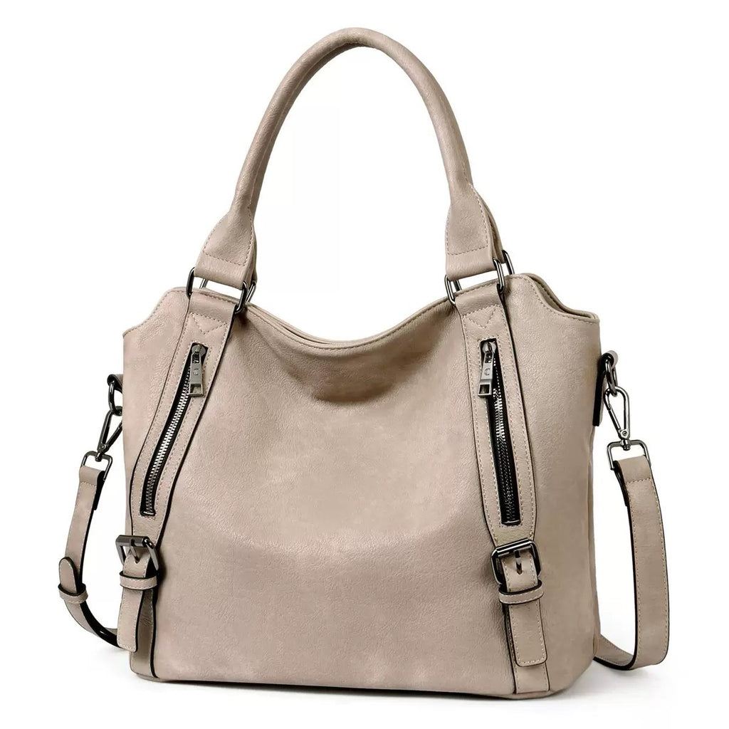 Sarah Express Spacious Vertical PU Leather Crossbody Handbag