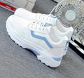Sarah Express Women's Lightweight Breathable Leisure Sneakers Blue