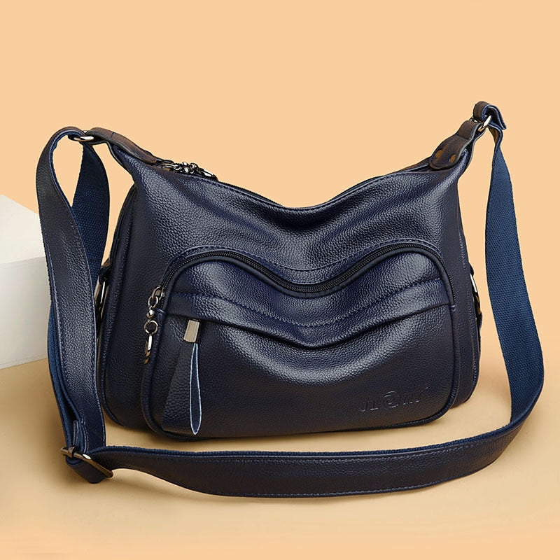 Sarah Express Multi-Pocket Structured Travel Shoulder Bag