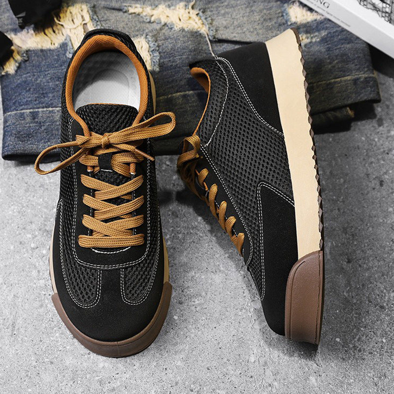 Sarah Express Men's Retro Height Increase Running Sneakers