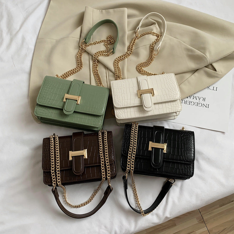 Sarah Express Textured Stone Pattern Small Square Bag