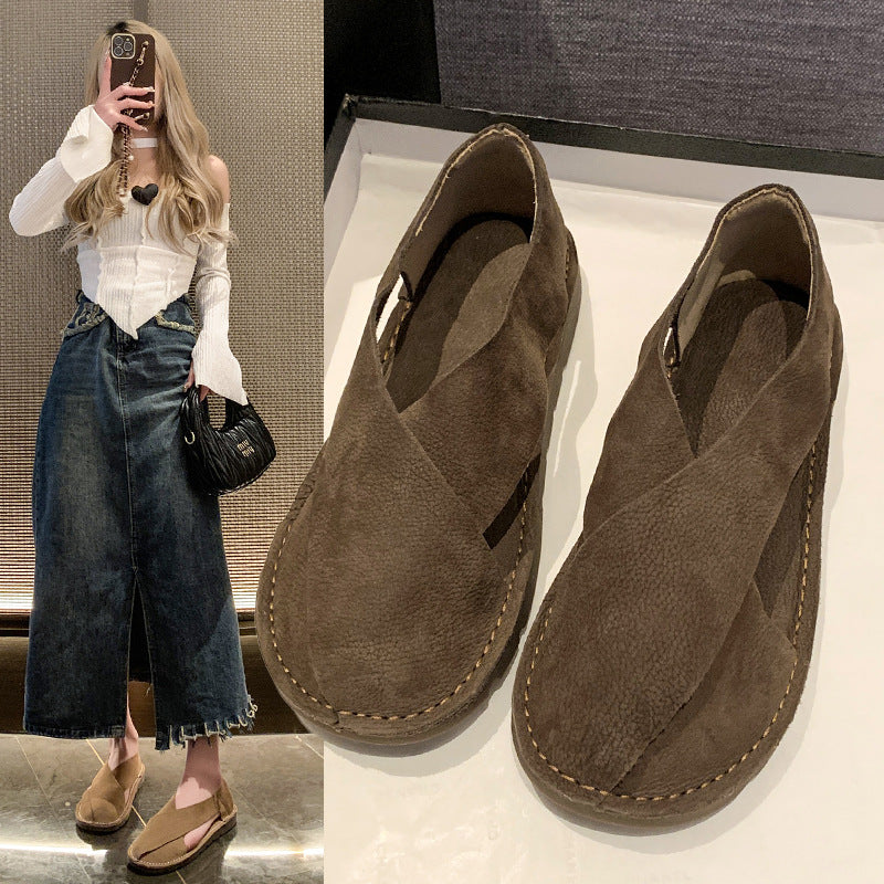 Sarah Express Women's Slip-On Roman Fisherman Sandals