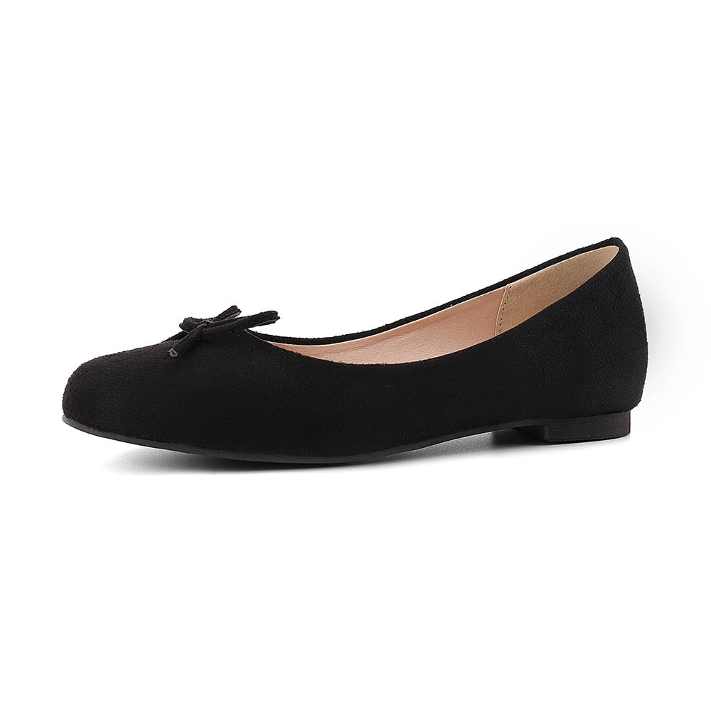 Sarah Express Round Toe Low Heel Dress Pumps Matte Black