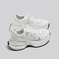 Sarah Express Women's Breathable Mesh Casual Running Sneakers White