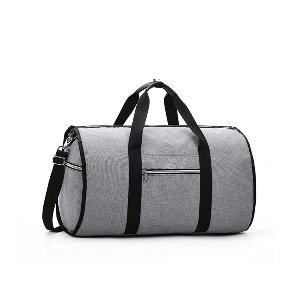 Sarah Express 2-in-1 Foldable Garment Travel Duffle Bag Gray