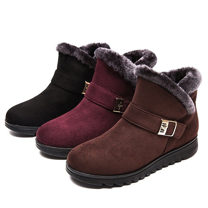 Sarah Express Plush Lined Winter Ankle Snow Boots