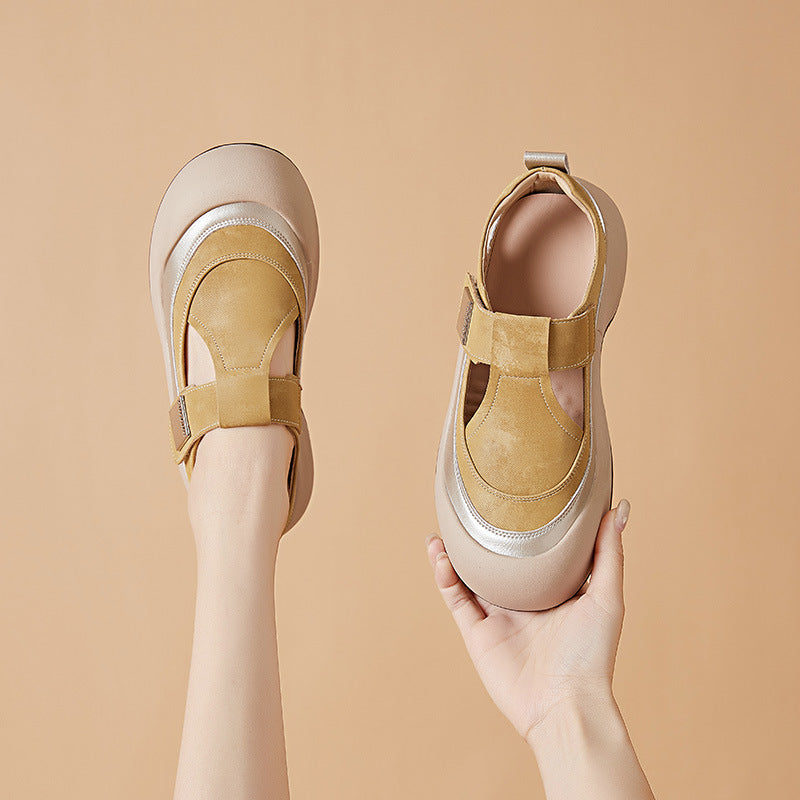 Sarah Express Hollowed-out Breathable Platform Sneakers