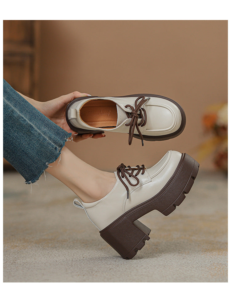 Sarah Express Chunky Lace-Up Platform Loafers