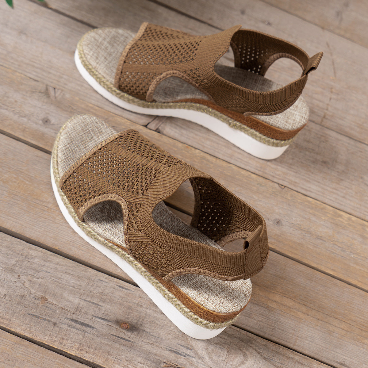 Sarah Express Breathable Mesh Wedge Sandals