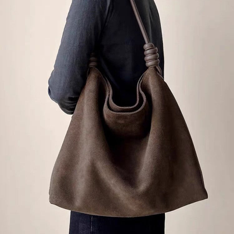 Sarah Express Large Capacity Genuine Leather Shoulder Bag