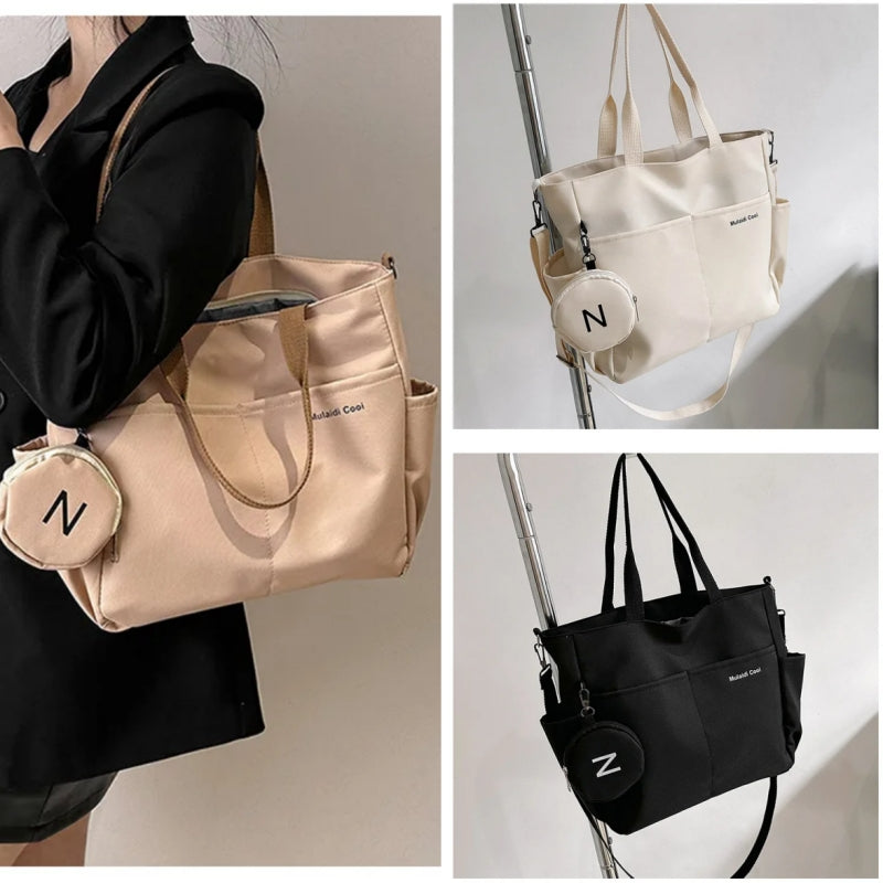 Sarah Express Canvas Messenger Crossbody Bag
