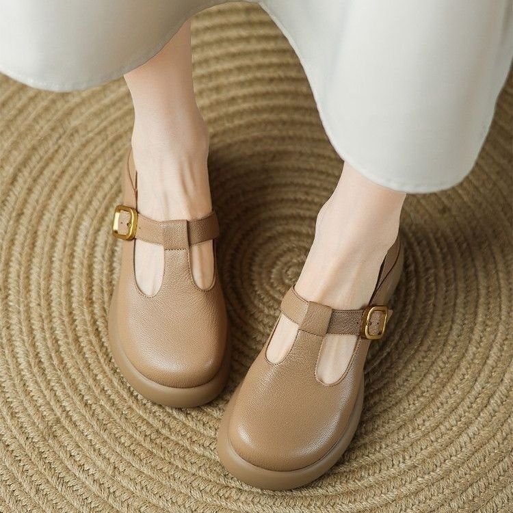 Sarah Express Comfortable Round Toe Mary Jane Flats