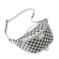 Sarah Express Retro Plaid Crossbody Shoulder Bag Black
