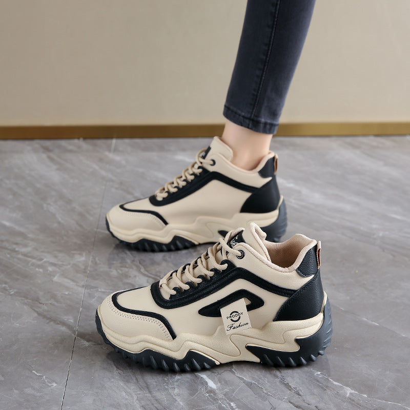 Sarah Express Korean Style High-Top Dad Sneakers