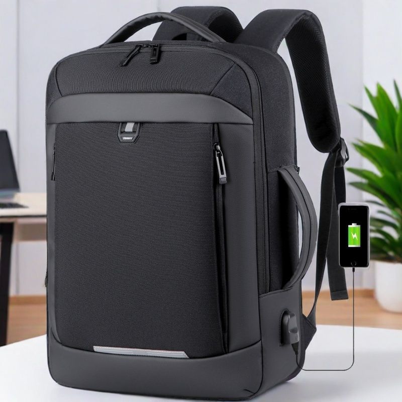 Sarah Express Expandable Oxford Fabric Laptop Backpack