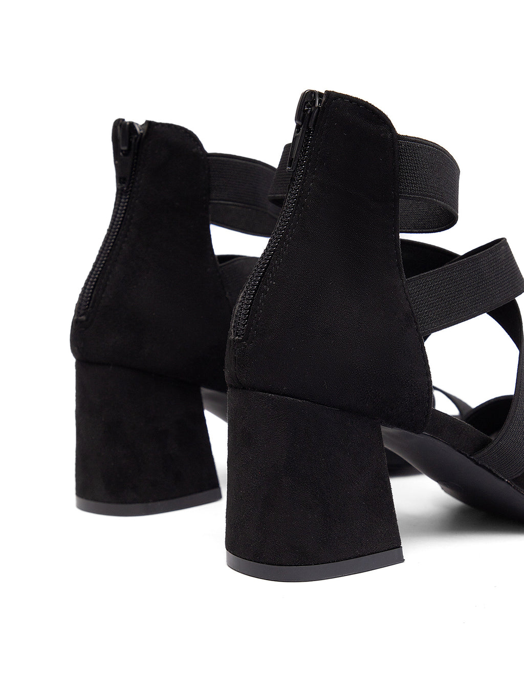 Sarah Express Cutout Square Heel Open-Toe Sandals
