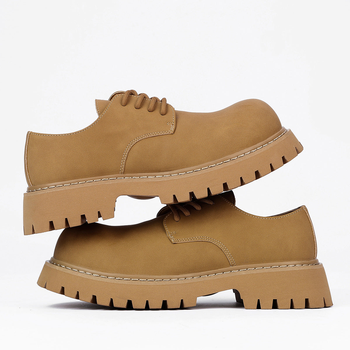 Sarah Express British Style Height Increasing Derby Shoes