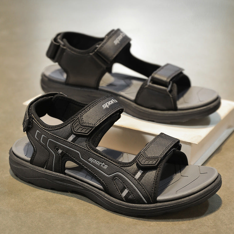 Sarah Express Men's Casual Adjustable Strap Sport Sandals
