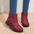 Sarah Express Women's Waterproof Non-Slip Snow Ankle Boots Red