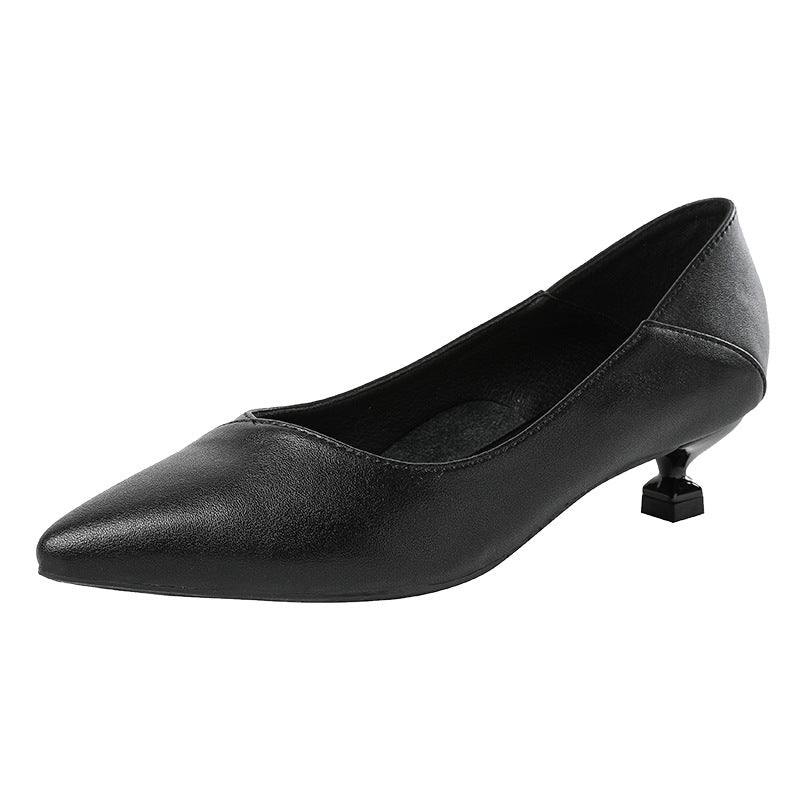 Sarah Express Professional Black Pointed Toe Stiletto Pumps