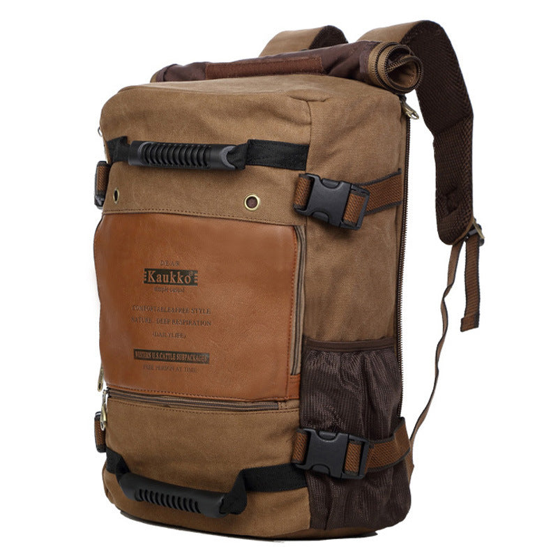 Sarah Express Canvas Laptop Backpack Travel School Bag