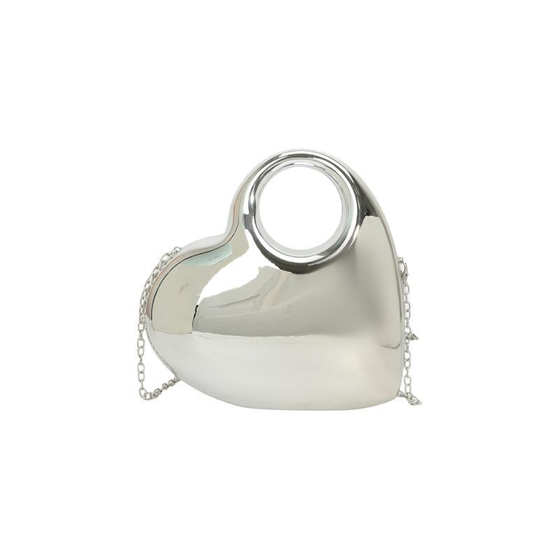 Sarah Express Heart Shaped Acrylic Evening Crossbody Bag