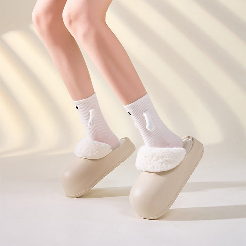 Sarah Express Plush Lined EVA Indoor House Slippers