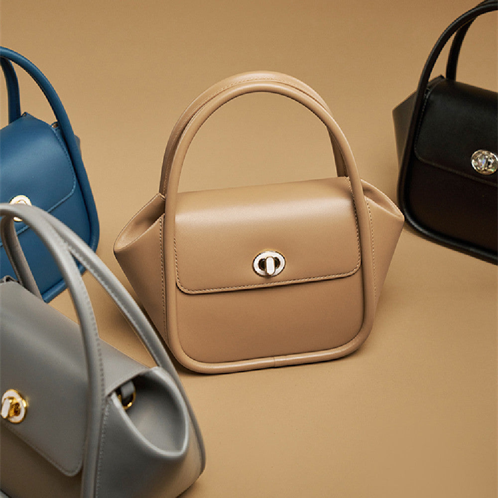 Sarah Express Winged Leather Tote and Crossbody Bag