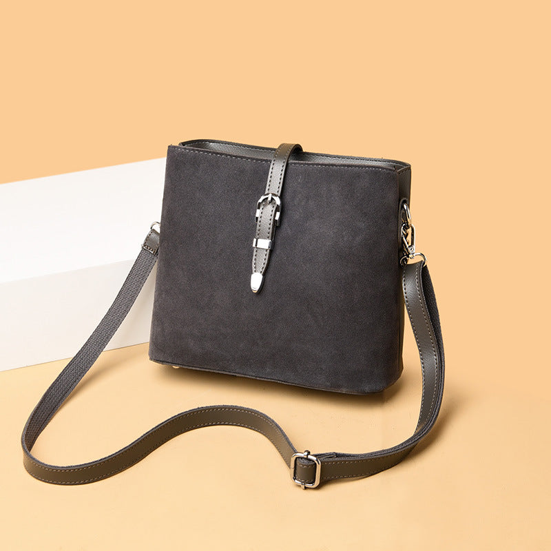 Sarah Express Structured Buckle Detail Shoulder Bag