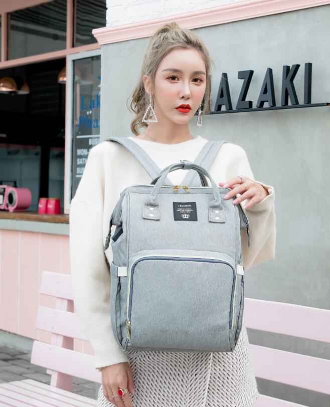 Sarah Express Waterproof Diaper Bag Backpack with USB Port