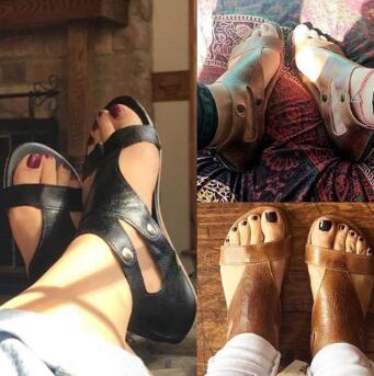 Sarah Express Boho Studded Flat Sandals