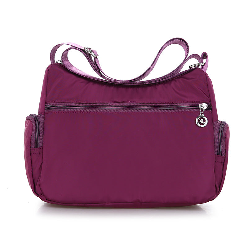 Sarah Express Multi-Layer Nylon Messenger Bag