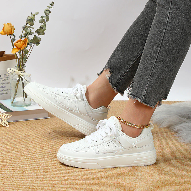 Sarah Express Casual Lace-Up Platform Couple Sneakers